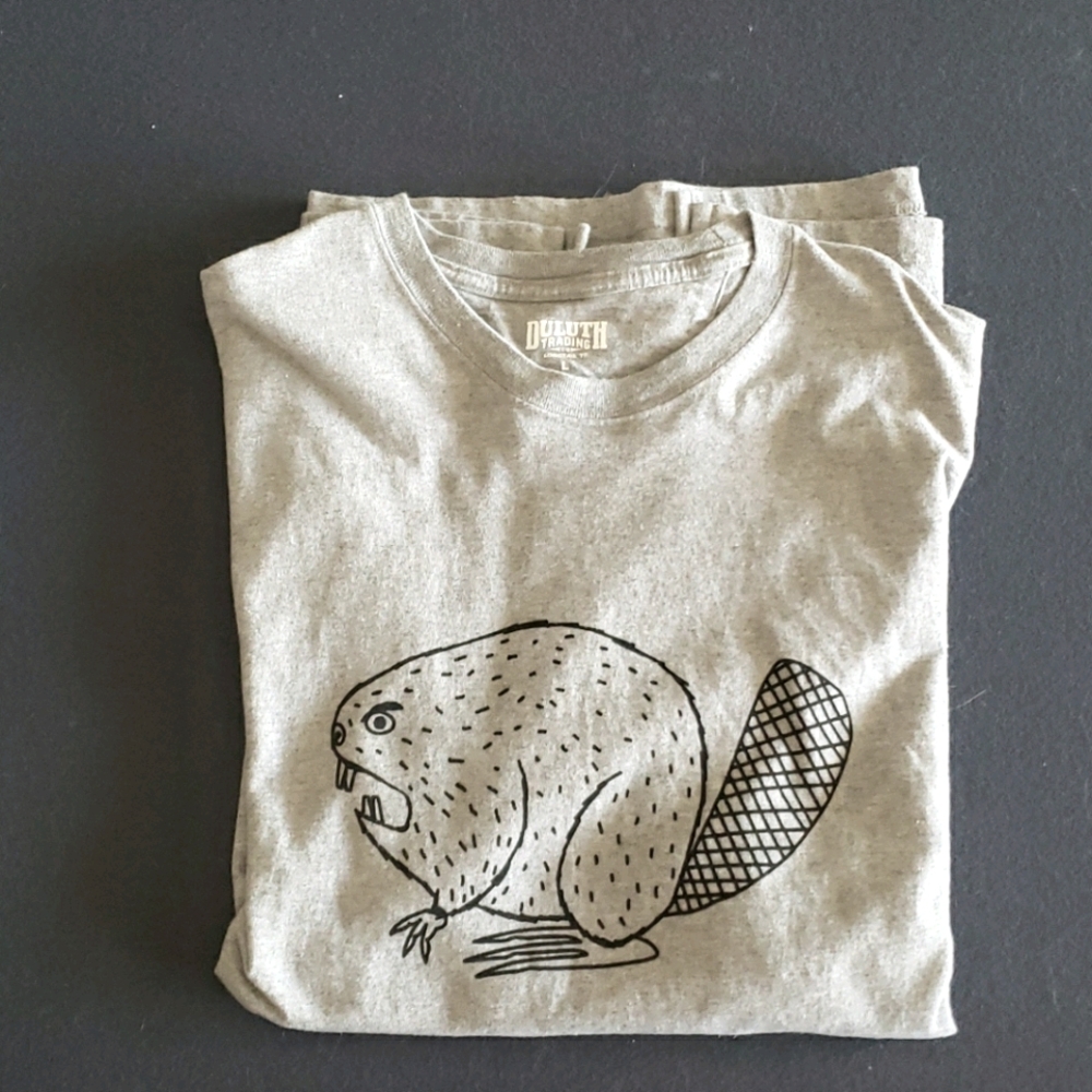 Duluth longtail Short Sleeve Angry Beaver T-Shirt